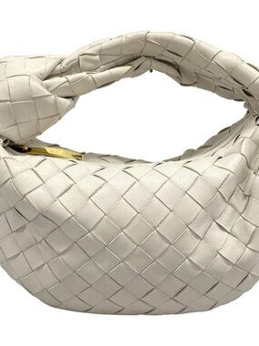 Bottega Veneta Handbag Mini the Jody White Leather